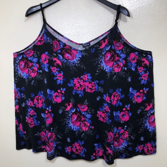 torrid Tops - Torrid Rose Floral Tank Top